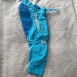 VGC Youth Troy Lee Designs Blue Racing Pants size 22 (4-5 years old)